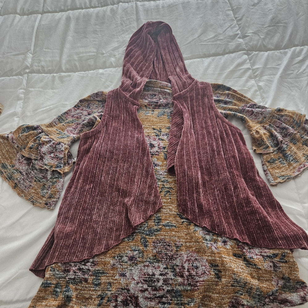 Girls dress and cover up